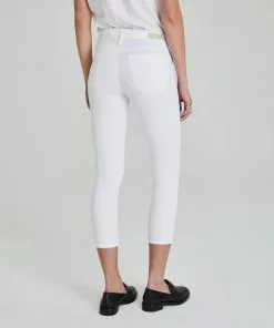 AG Jeans Prima Crop (White) Bottoms