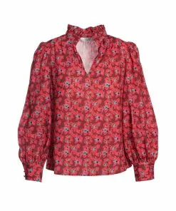 Crosby By Mollie Burch Tops Lyla Blouse (Verbena)