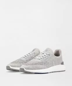 Peter Millar Shoes Hyperlight Apollo Sneaker (Moon Grey)