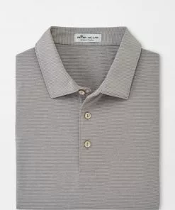 Peter Millar Tops Halford Performance Jersey Polo (Gale Grey)