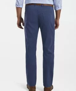 Peter Millar Bottoms Ultimate Sateen 5 Pocket Pant (Navy)