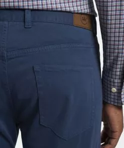 Peter Millar Bottoms Ultimate Sateen 5 Pocket Pant (Navy)