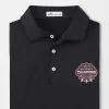Peter Millar Georgia National Champion Solid Performance Jersey Polo (Black) Collegiate