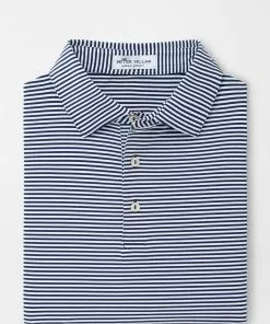 Peter Millar Hales Performance Jersey Polo (Navy) Tops