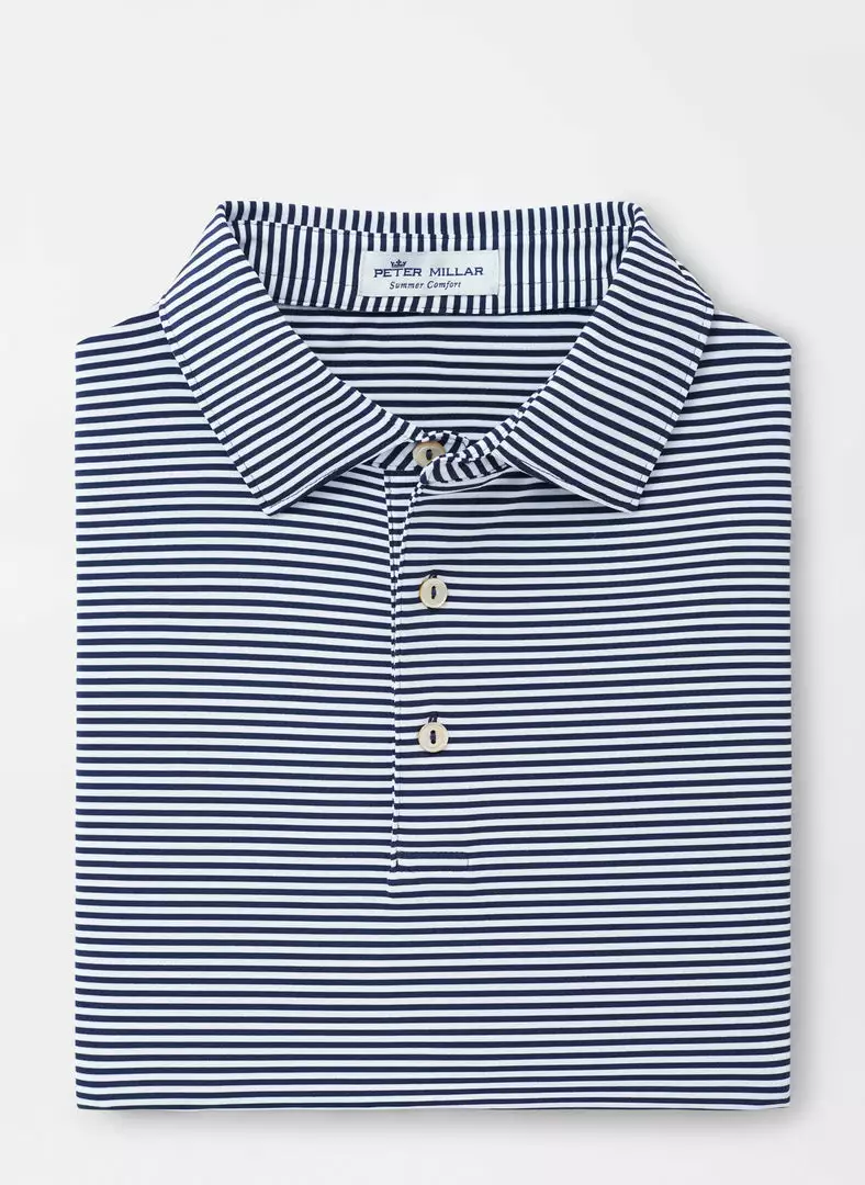 Peter Millar Hales Performance Jersey Polo (Navy) Tops 3 Peter Millar Hales Performance Jersey Polo (Navy) Tops