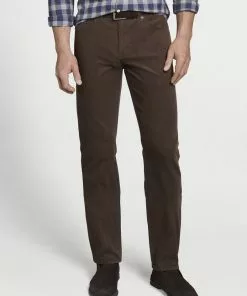 Peter Millar Superior Soft Corduroy Five Pocket Pant (Chestnut)