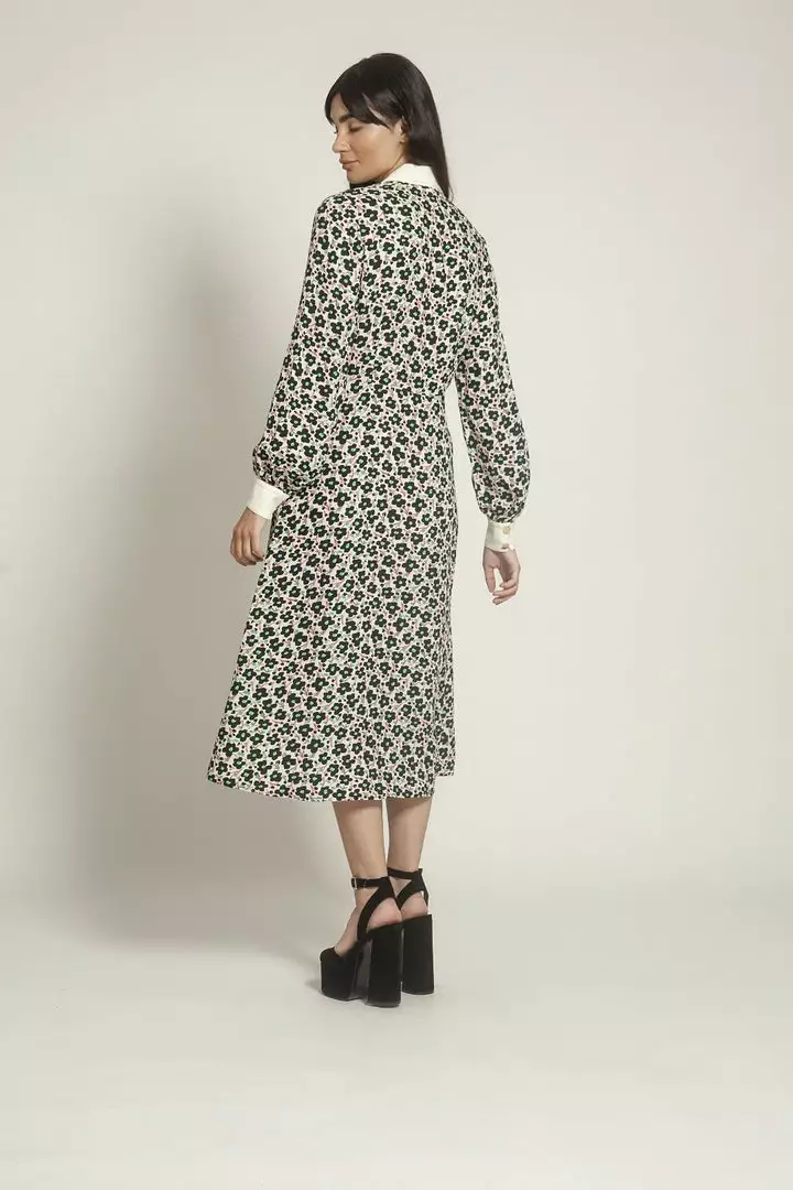 Fresha London Mercedes Dress (Black Petunia) Dresses 8 Fresha London Mercedes Dress (Black Petunia) Dresses