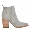 Marc Fisher Shoes Alva Pointy Toe Bootie (Grey Suede) 2 Marc Fisher Shoes Alva Pointy Toe Bootie (Grey Suede)