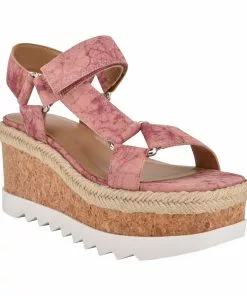 Marc Fisher Gylian Platform Sandall (Pink Tie Dye)