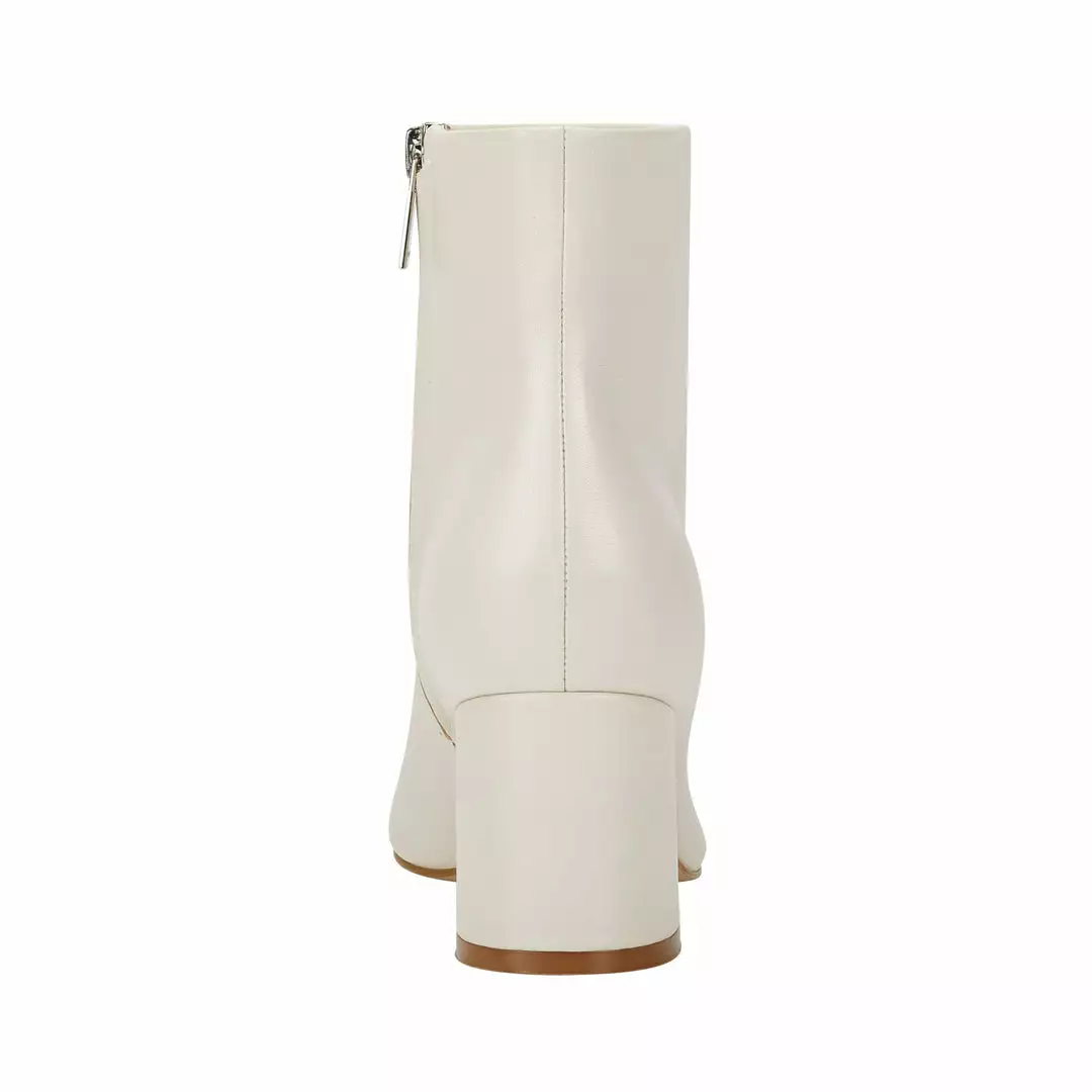 Marc Fisher Jarli Pointy Ankle Boot (Ivory Leather) Shoes 5 Marc Fisher Jarli Pointy Ankle Boot (Ivory Leather) Shoes