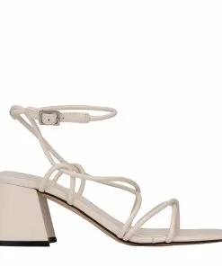Marc Fisher Nayora Strappy Block Heel Sandal (Light Pink)