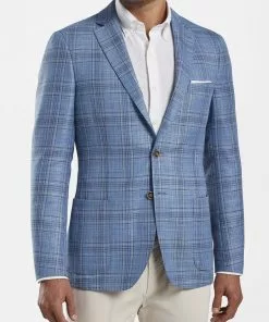 Peter Millar Riverside Plaid Soft Jacket