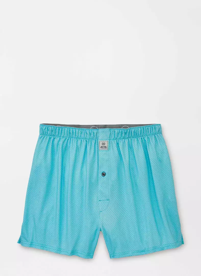 Peter Millar Mako Performance Boxer Short (White Mist) 3 Peter Millar Mako Performance Boxer Short (White Mist)