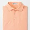 Peter Millar Tops Solid Performance Jersey Polo (Sun Beam)