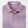 Peter Millar Tops Hales Performance Jersey Polo (Blue Batik)
