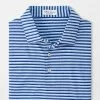 Peter Millar Wels Performance Jersey Polo (Sport Navy) Tops