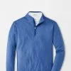 Peter Millar Perth Carts Performance Quarter Zip (Sport Navy)