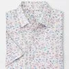 Peter Millar Oahu Cotton Stretch Sport Shirt (Fruit Punch) Tops