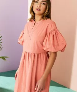 Marie Oliver Alma Dress (Salmon)