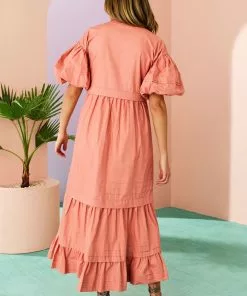 Marie Oliver Alma Dress (Salmon)