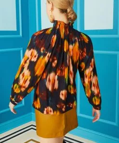 Marie Oliver Arden Blouse (Sapphire)