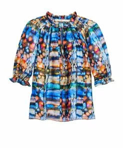 Marie Oliver Reiley Blouse (Sea Glass)