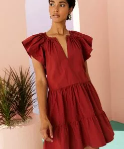 Marie Oliver Kara Dress (Clay) 7 Marie Oliver Kara Dress (Clay)