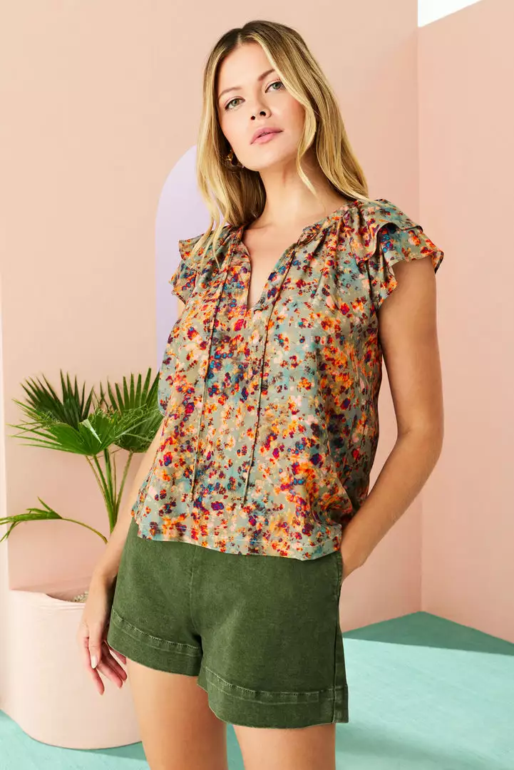 Marie Oliver Tops Libba Top (Sage Reef) 3 Marie Oliver Tops Libba Top (Sage Reef)