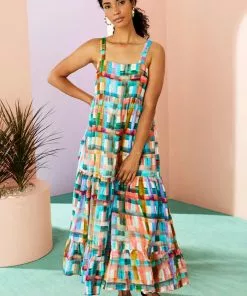 Marie Oliver Petra Dress (Madras)