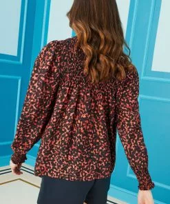 Marie Oliver Tops Sofia Blouse (Vermillion)