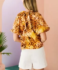 Marie Oliver Tops Wren Top (Golden Palm) 7 Marie Oliver Tops Wren Top (Golden Palm)