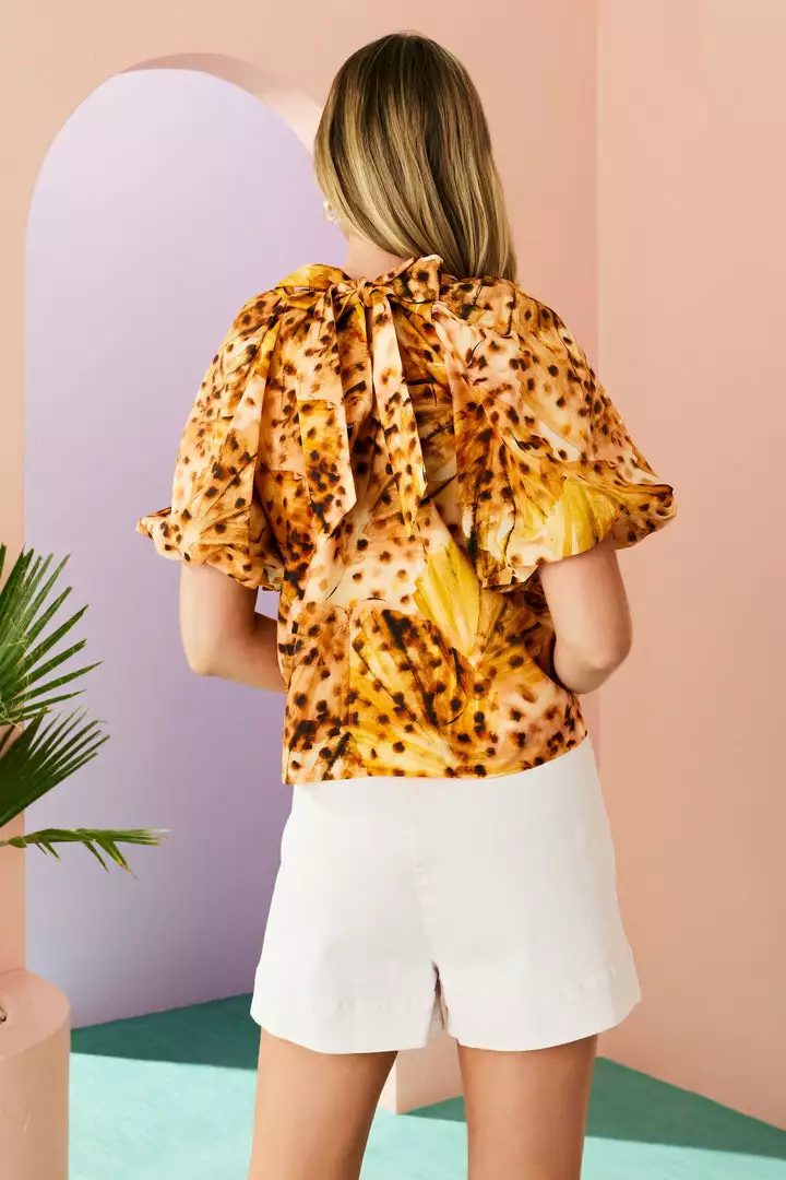 Marie Oliver Tops Wren Top (Golden Palm) 5 Marie Oliver Tops Wren Top (Golden Palm)