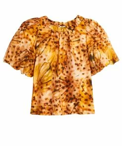 Marie Oliver Tops Wren Top (Golden Palm)