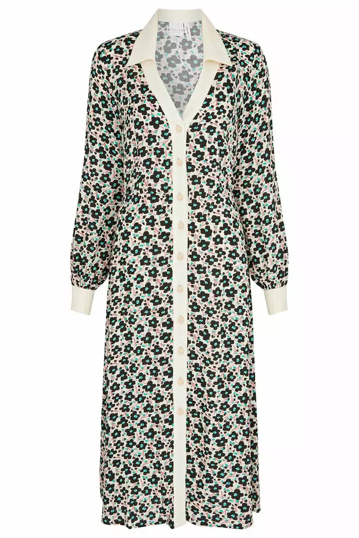 Fresha London Mercedes Dress (Black Petunia) Dresses 6 Fresha London Mercedes Dress (Black Petunia) Dresses