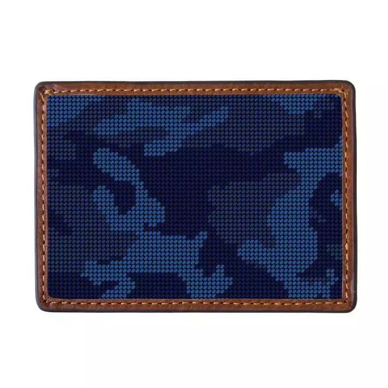 Smathers & Branson Gifts For Him Camo Credit Card Wallet (Navy) 3 Smathers & Branson Gifts For Him Camo Credit Card Wallet (Navy)
