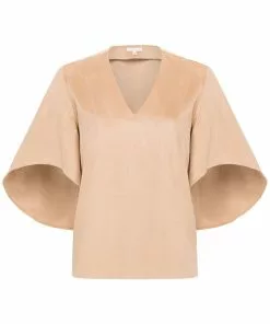Anna Cate Tops Nina Top (Camel Suede)