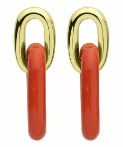 Sheila Fajl Small Shakedown Earrings (Orange)