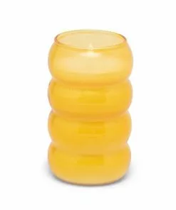 Paddywax Realm 12 Oz Yellow Bubble Candle (Whiskey & Sequoia) Gifts For Her