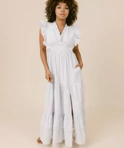 LaRoque Dresses Marlowe Dress (Blue Window Pane)