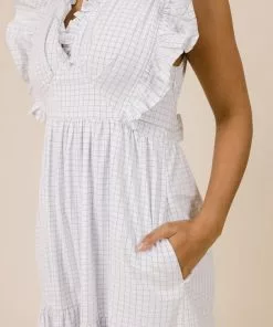 LaRoque Dresses Marlowe Dress (Blue Window Pane)