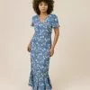 LaRoque Dresses Barrett Dress (French Blue Floral)