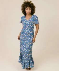 LaRoque Dresses Barrett Dress (French Blue Floral)