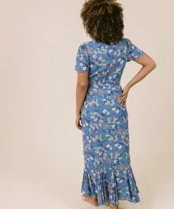LaRoque Dresses Barrett Dress (French Blue Floral)
