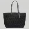 Naghedi Jet Setter Small Tote (Onyx)