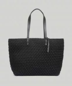 Naghedi Jet Setter Small Tote (Onyx)