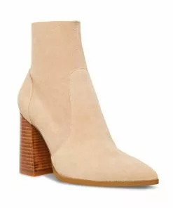 Steve Madden Julina Bootie (Taupe Suede) Shoes
