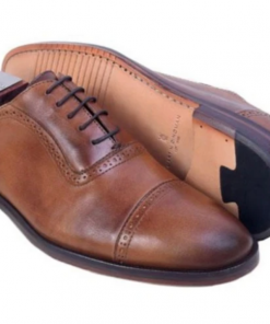 Martin Dingman Shoes Charleston Cap Toe (Chestnut)