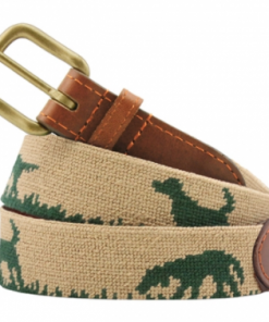 Smathers & Branson Accessories Hunting Dog Belt (Dark Khaki)