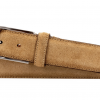 Martin Dingman Royal Water Repellent Suede Belt (Khaki)