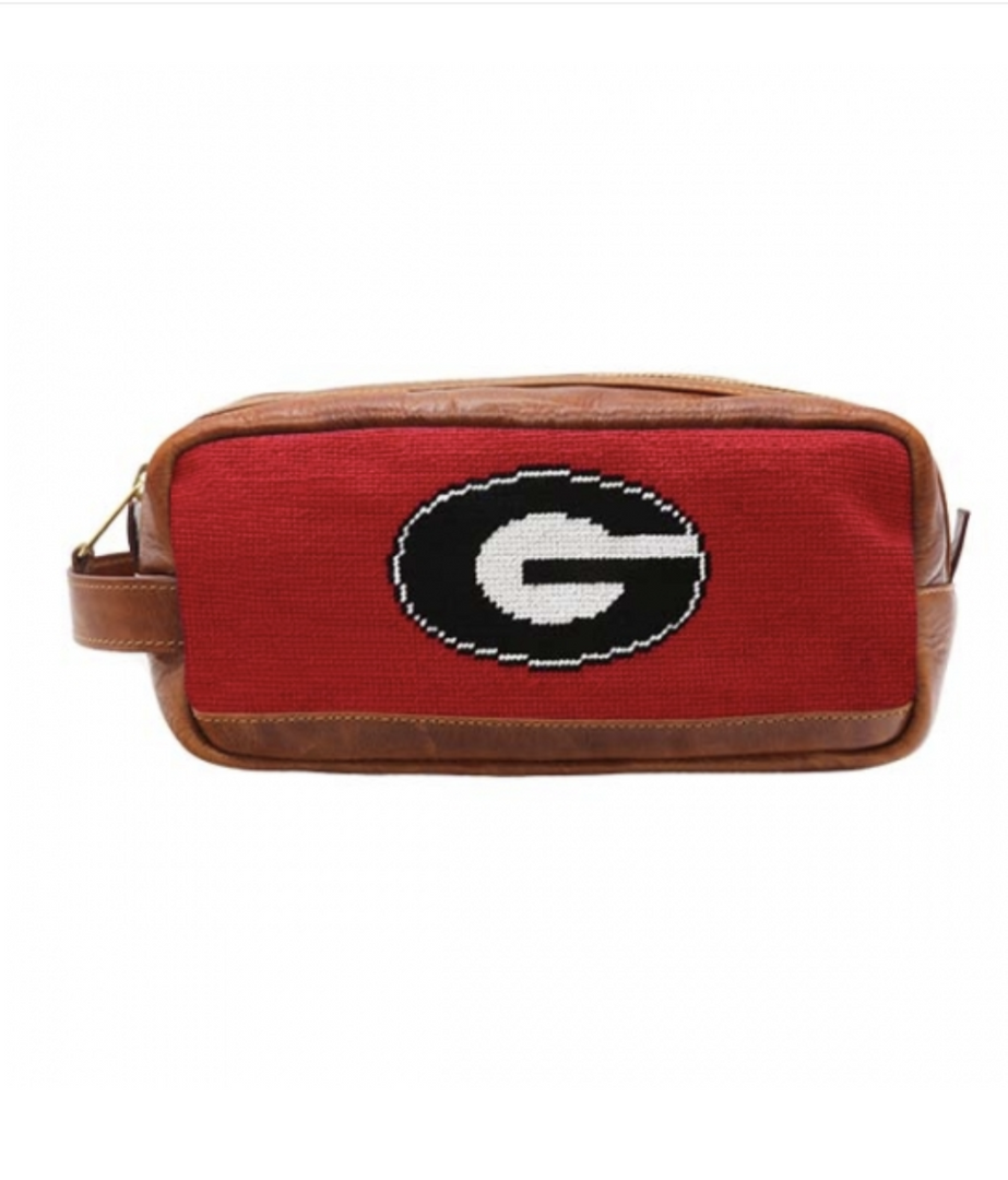 Smathers & Branson Georgia G Toiletry Bag (Red) 3 Smathers & Branson Georgia G Toiletry Bag (Red)